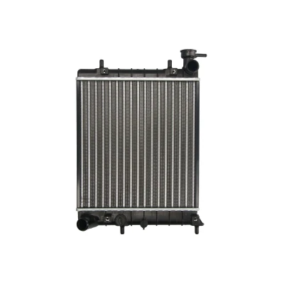 Afbeelding van THERMOTEC D70501TT Radiateur Aluminium, Kunststof voor voertuigen met/zonder airco 323 335 23 Handgeschakeld Koelribben mechanisch gelast