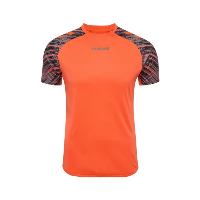 Afbeelding van Hummel Blaze PRO Training S/S Sport Tshirt, Maat: Medium, Nasturtium