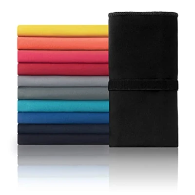 Afbeelding van Blumtal Sporthanddoek microfiber: 120 x 60cm, zwart