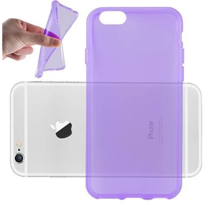 Afbeelding van Cadorabo Hoesje geschikt voor Apple iPhone 6 PLUS / 6S in TRANSPARANT PAARS Beschermhoes gemaakt van flexibel TPU Silicone Case Cover