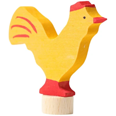 Afbeelding van Grimm&#039;s decoratie figuur gele haan