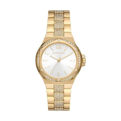 Afbeelding van Michael Kors dames Lennox horloge MK7361 in de kleur Goud