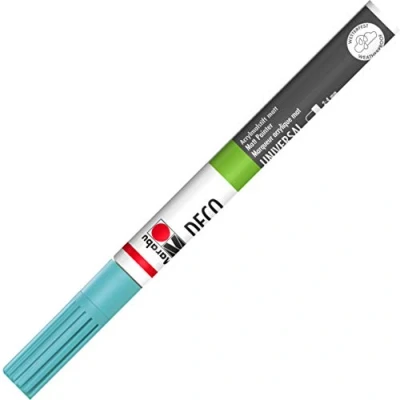 Afbeelding van Marabu Deco 3 4 mm punt, verfmarker, blauw groen, 3,2 x 6 15 cm