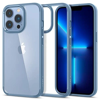 Afbeelding van Spigen Ultra Hybrid iPhone 13 Pro hoesje Sierra Blauw