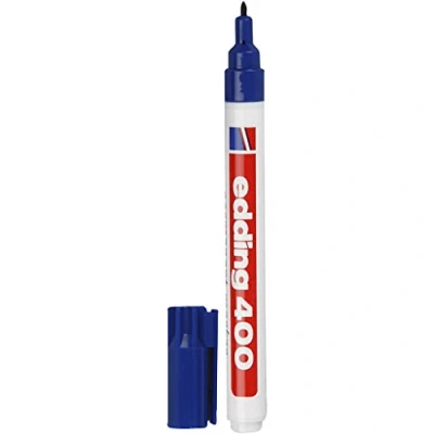 Afbeelding van Viltstift edding 400 rond 1mm blauw