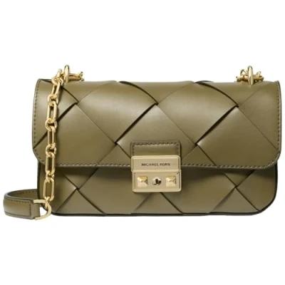 Afbeelding van Michael Kors Tribeca Chain Schoudertas, Dames, Maat: One Size, Safari green