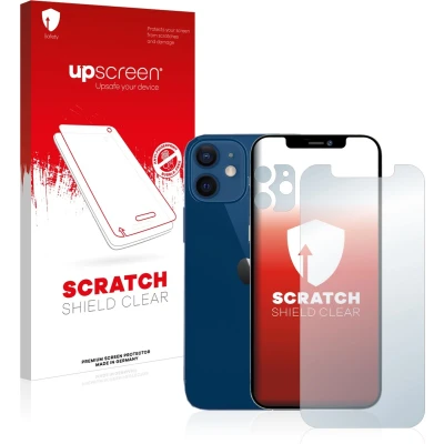 Afbeelding van upscreen Screenprotector voor Apple iPhone 12 (Voor+Camera) Folie Beschermfolie transparant
