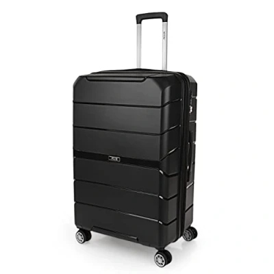 Afbeelding van JASLEN Reiskoffer set 3 stuks. Grote koffer, middelgrote koffer in cabinekoffer. Game Resistant Reiskoffers. TSA hangslot. 161400, zwart
