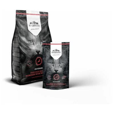 Afbeelding van Riverwood Cat Outdoor Eend&amp;Rendier Kattenvoer 6 kg