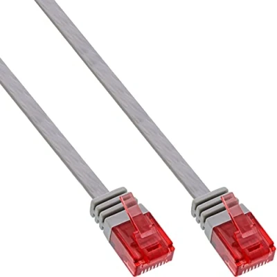 Afbeelding van InLine 0,5m patchkabel plat, U/UTP, Cat.6 (U/UTP, CAT6, 0.50 m), Netwerkkabel