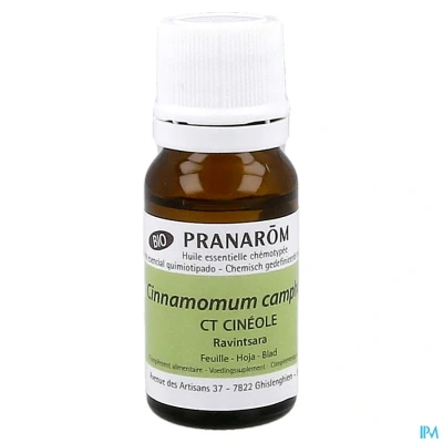 Afbeelding van Pranarôm Ravintsara Etherische Olie (Cinnamomum Camphora CT Cineool) Bio 10 ml