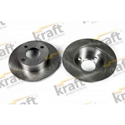 Afbeelding van KRAFT 6050010 Remschijf 245, 245,0 9,9 4 volledig AUDI: Cabriolet B4, 80 B3, 90 B3