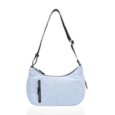 Afbeelding van MANDARINA DUCK Schoudertas Hunter Hobo Bag Skyway &amp; Black Lichtblauw