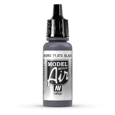 Afbeelding van Model Air Black Metallic 17ml 71073