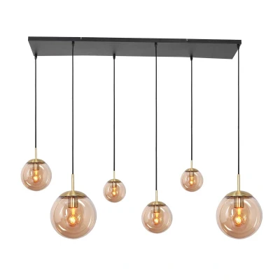 Afbeelding van Steinhauer Hanglamp Bollique Messing 6 Lichts 3499ME
