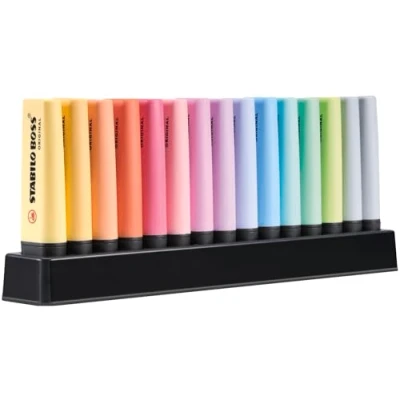 Image de Set de 15 surligneurs Stabilo Pastel Boss Original