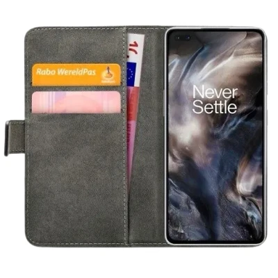 Afbeelding van Mobilize PU leer Book Case Zwart OnePlus Nord