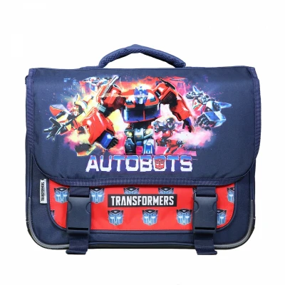 Afbeelding van Transformers jongens schoolrugzak boekentas blauw 34x14x38