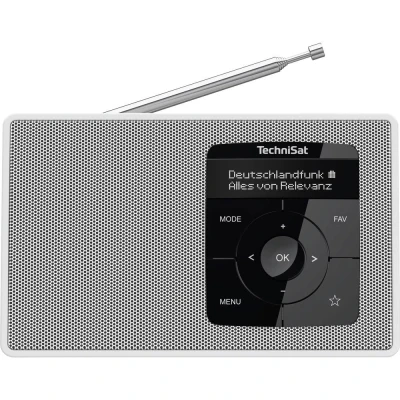 Afbeelding van TechniSat DIGITRADIO 2 Radio DAB+, VHF (FM) FM, Bluetooth Wekfunctie Wit