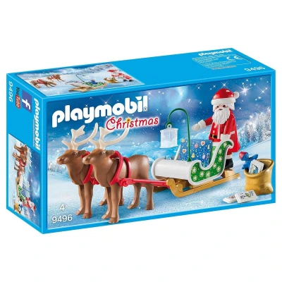 Afbeelding van PLAYMOBIL Kerstslee met rendieren 9496