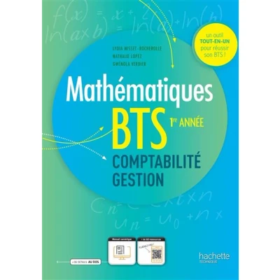 Image de Maths BTS comptabilité et gestion 1re année Livre de l&#039;élève