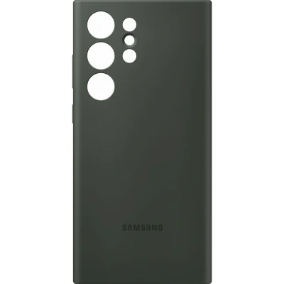 Afbeelding van Samsung Siliconen Back Cover Groen Galaxy S23 Ultra