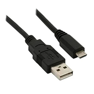 Afbeelding van D2 Diffusion USB kabel (M) naar micro type B 2.0 1.5 m zwart