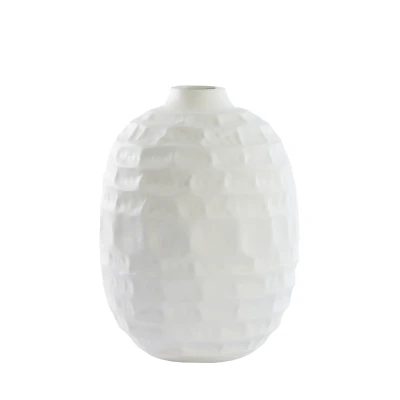 Afbeelding van Light &amp; Living Vaas TARIVA Ø25x35cm Wit