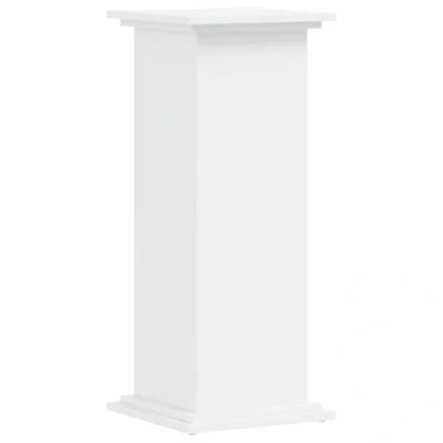 Afbeelding van Plantenstandaard 33x33x80 cm bewerkt hout wit