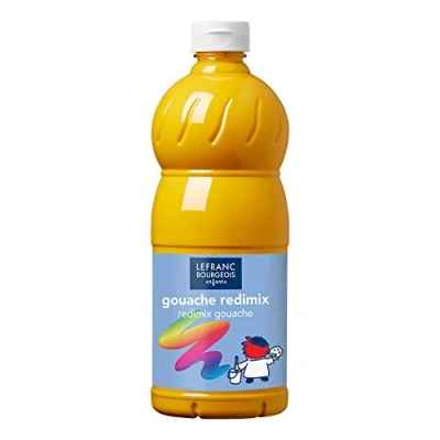 Afbeelding van L&amp;B Plakkaatverf Redimix Gold Yellow 1L