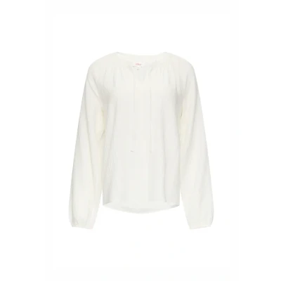 Afbeelding van s.Oliver IM Loose FIT Blouse, Dames, Maat: 40, Ecru