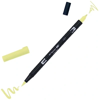 Afbeelding van Tombow ABT dubbele brushpen lemon lime 131