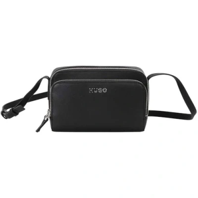 Afbeelding van HUGO Chris Double Schoudertas, Dames, Maat: One Size, Black