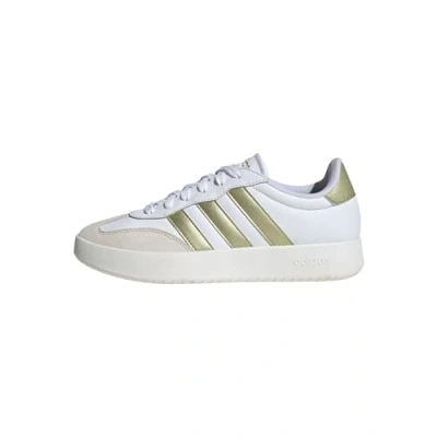 Afbeelding van adidas BARREDA SHOES damesschoenen, Ftwr Wit/Goud Met./Aluminium, 39 1/3 EU