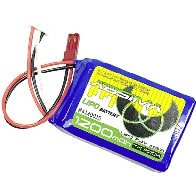 Afbeelding van TX LiPo 2S 7.4V 1200mAh SC (BEC plug)