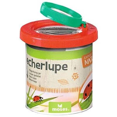 Afbeelding van Moses Verlag Expeditie Natuur Beker Met Loep Kleurloos Buitenspelen
