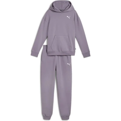 Afbeelding van PUMA Loungewear Suit FL G Meisjes Trainingspak Pale Plum Maat 128