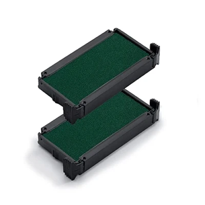 Afbeelding van Trodat Set van 2 vervangende stempelkussens 6/4910 voor Printy 4910, 4810 en 4836 stempelkleur groen