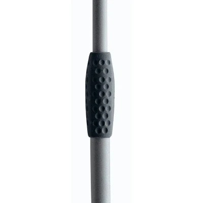 Afbeelding van König &amp; Meyer 26010 microstatief rondvoet grijs Soft Touch Microfoonstandaard