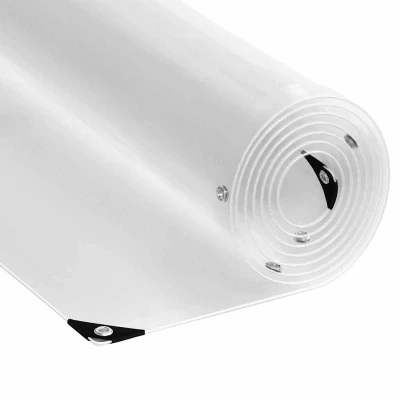 Afbeelding van vidaXL Plantenafdekking met zeilringen 1x10 m PVC