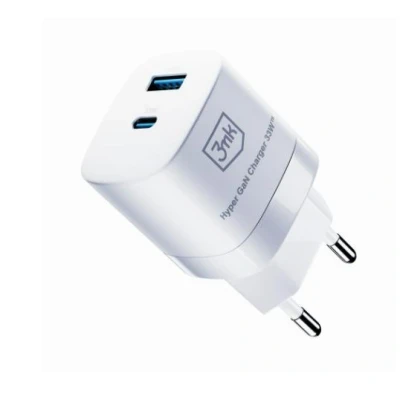 Afbeelding van 3MK 5903108483049 Mobiele telefoon oplader auto 220 Wit