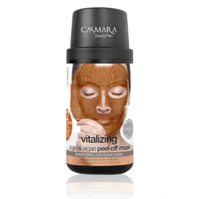 Afbeelding van CASMARA VITALIZING ALGAE PEEL OFF mask Energizing anti aging Unisex formule 2 masker en 1 ampul van 4 ml