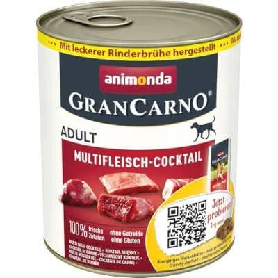 Afbeelding van Animonda Grancarno Adult Multivlees 6 x 800 gr ( Honden natvoer )
