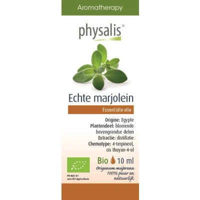 Afbeelding van Physalis Echte Marjolein Olie Bio 10ml