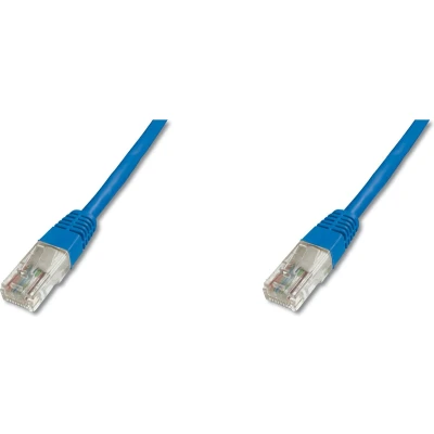 Afbeelding van Digitus DK 1511 010/B RJ45 Netwerkkabel, patchkabel CAT 5e U/UTP 1.00 m Blauw 1 stuk(s)