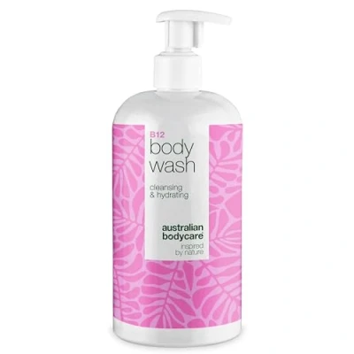 Afbeelding van B12 Body Wash Gel douche nourrissant contre les peaux sèches et démangeaisons 500 ml Nettoyage en profondeur hydratation Avec vitamine B12, zinc PCA allantoïne