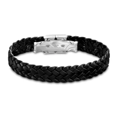 Afbeelding van Lotus Style LS1206 2/1 Herenarmband, 21 cm, Leer, zonder steen, parel, parel