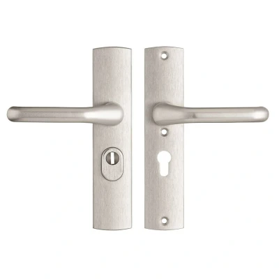 Afbeelding van AXA Premium veiligheidsbeslag kruk/kruk (Flow) PC 55 met kerntrekbeveiliging SKG***