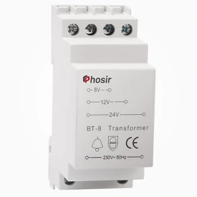 Afbeelding van Transformator 220 V uitgang 12 &amp; 24 8 voor DIN bar, voeding bewakingsintercom en toegangscontrole discontinudienst, primaire spanning 230 V, vermogen