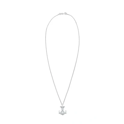 Afbeelding van Elli Halsketting Dames Anker Infinity Kruis in 925 Sterling Zilver